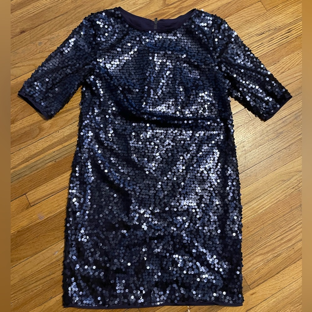 RACHEL Rachel Roy Navy Sequin Dress